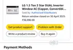 LG smart window Ac