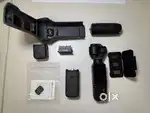 DJI Osmo Pocket 3 - cases, filters, wide-angle lens, xtra battery,