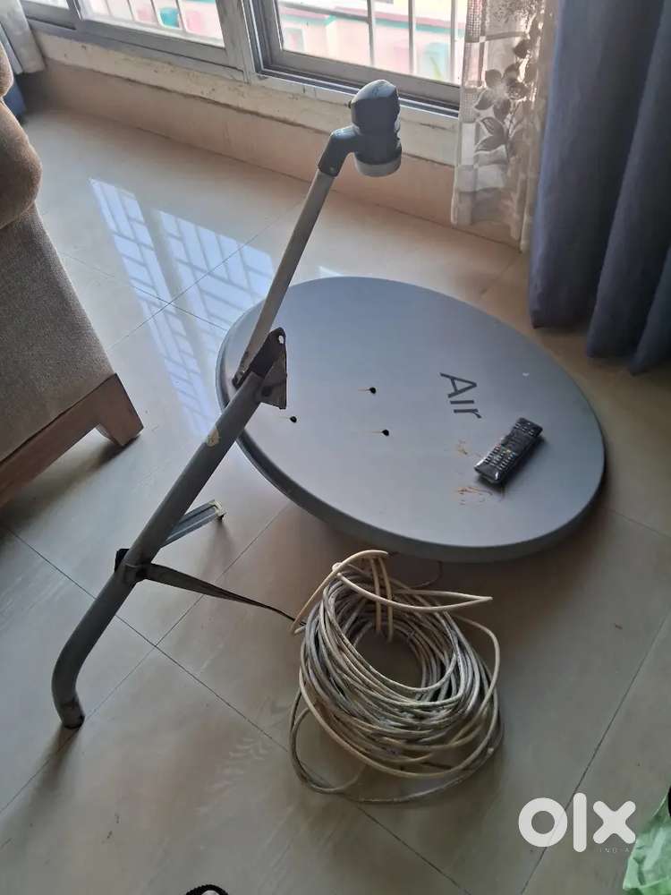 AIRTEL DTH DISH WITH ELECTRONIC PARTS