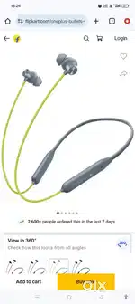 One plus bluetooth wireless Z2 Anc. 1200