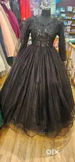 Fancy stylish BLACK GOWN