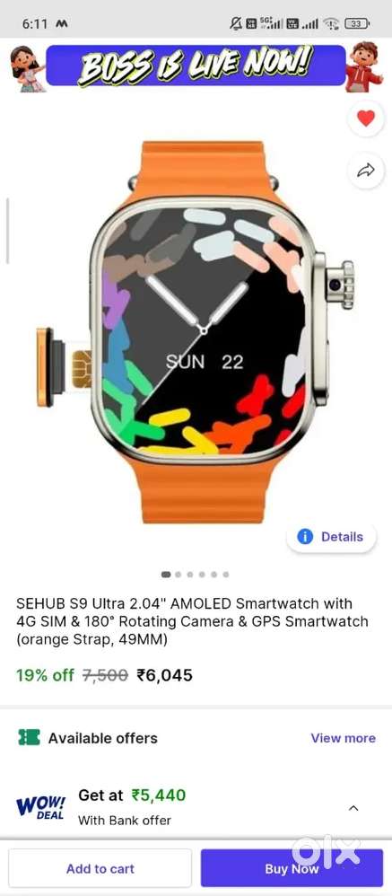 Smartwatch,Drone ,camera ,rc drift car etc sbka price ALAG ALAG HAI