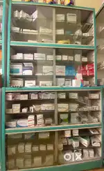Medical shop cupboard
