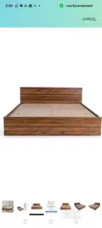 Sagun wood bed is available for sale in baghajatin station road