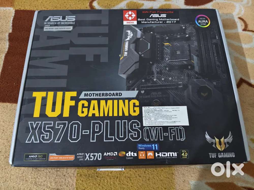 ASUS TUF Gaming X570-Plus (WiFi) Motherboard – Excellent Condition