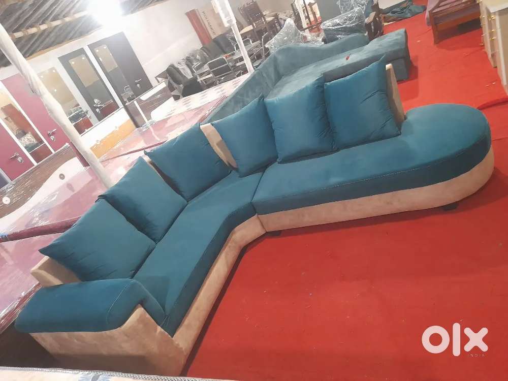 L sofa new 8×7 good condition