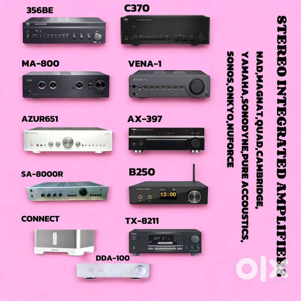 NAD,MAGNAT,QUAD,CAMBRIDGE,YAMAHA,SONODYNE,SONOS,ONKYO,STEREO AMPLIFIER