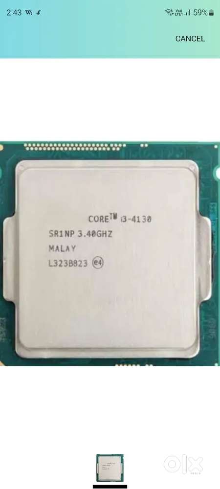 I3 4th 4130t generation processor
