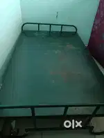 Steel cot double size