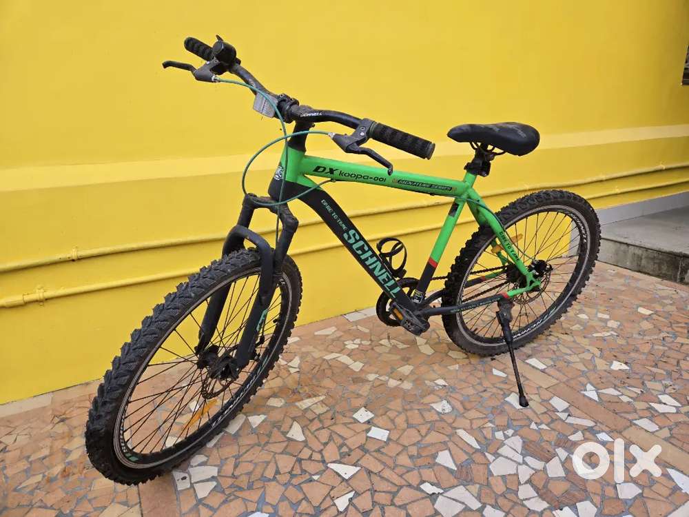 Green Schnell DX Koopa-Cool MTB, Dual Disc Brakes  only serious buyers