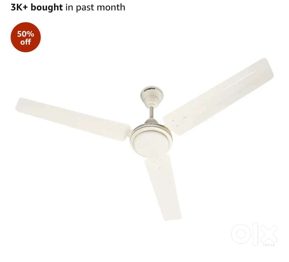 2 Fan Crompton brand fully working. Un-installed