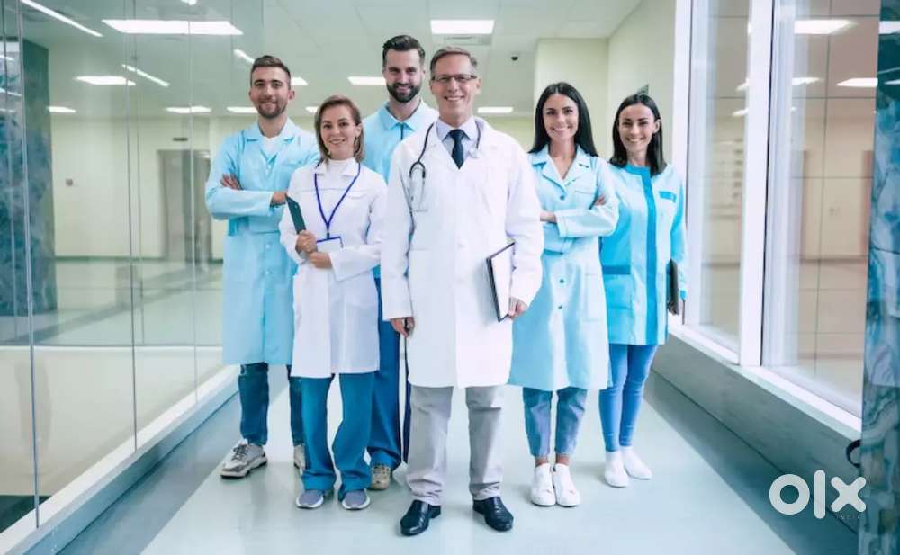 हॉस्पिटल में जिनको भी जॉब करना है संपर्क करें लोकेशन लखनऊ