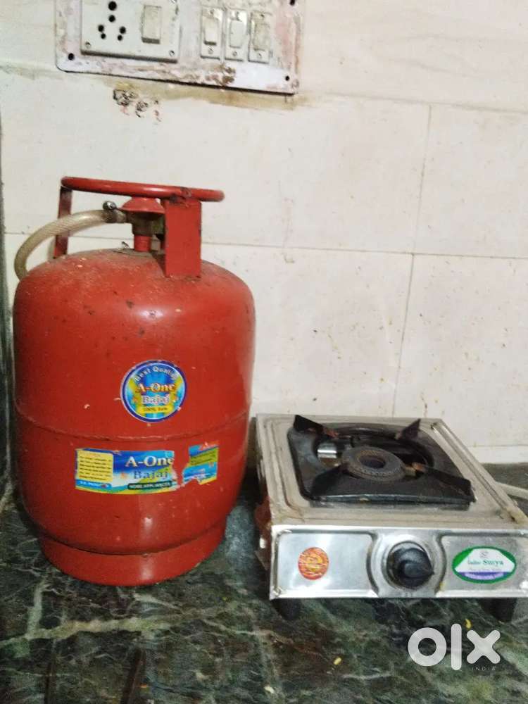 Celling fan 2, INALSA Mixer with 1jar, Small Cylinder & 1 stove chulha