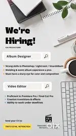 Album & Graphic Designer and Video Editor
