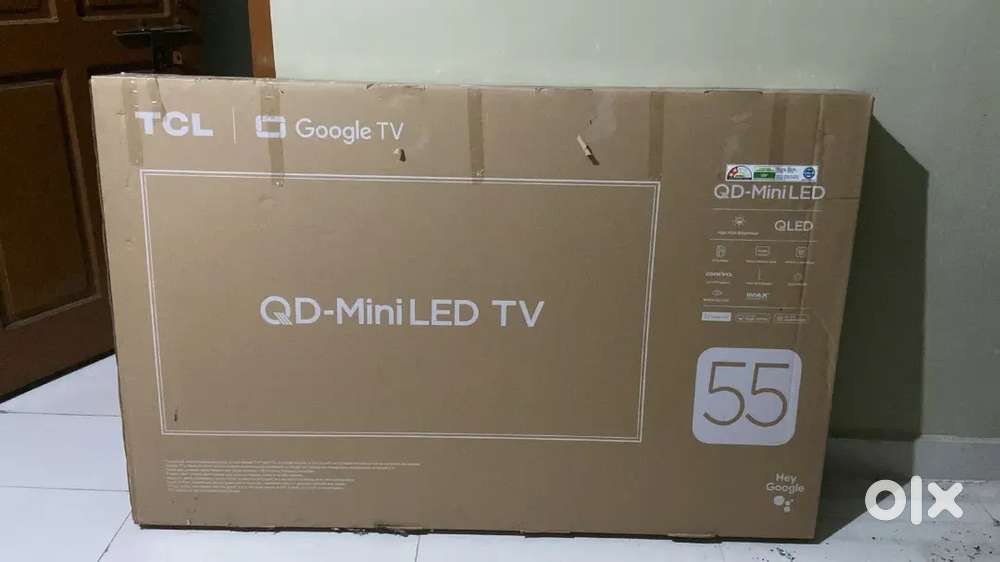 TCL 55-inch QD-Mini LED Google TV, 1 month used, excellent condition