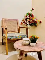 Brand New chair (Rattan Sheesham Wood Cane Armchair With Floral)