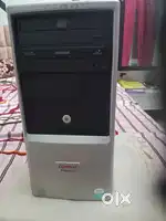 Desktop computer along with monitor