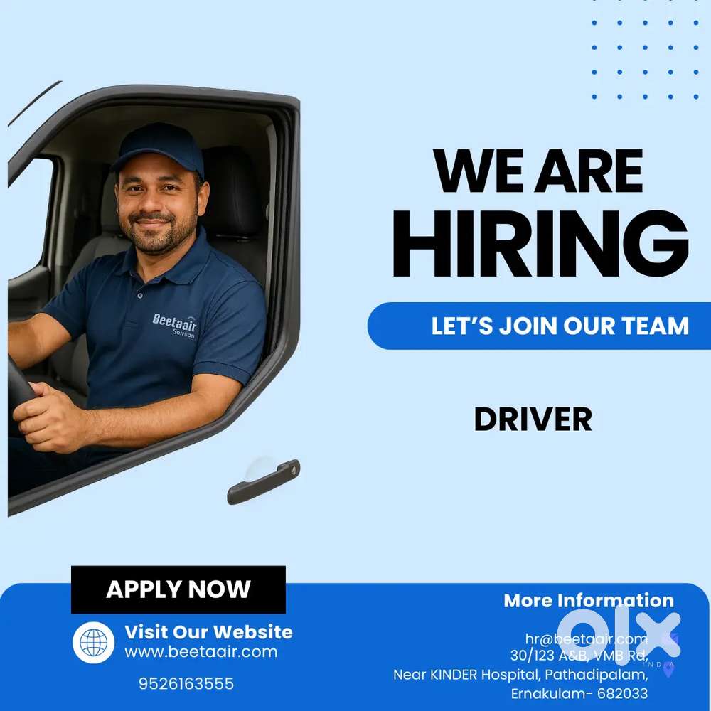 We are hiring a Driver
