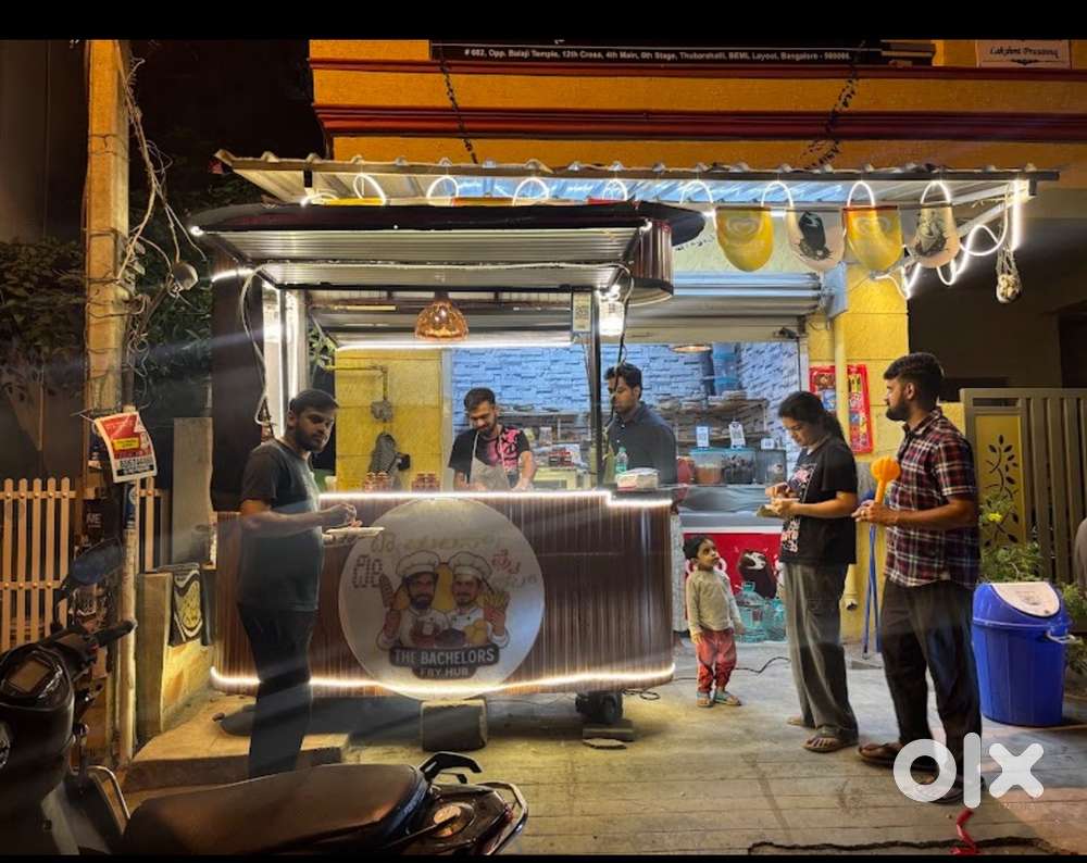 Food cart ( cart designed for selling food items)