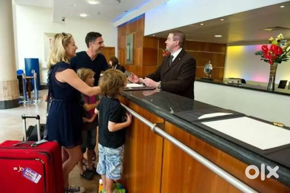 RECEPTIONIST AND SUPERVISOR FOR 5 STAR HOTEL