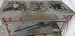 Commercial useThree Burner cooking range