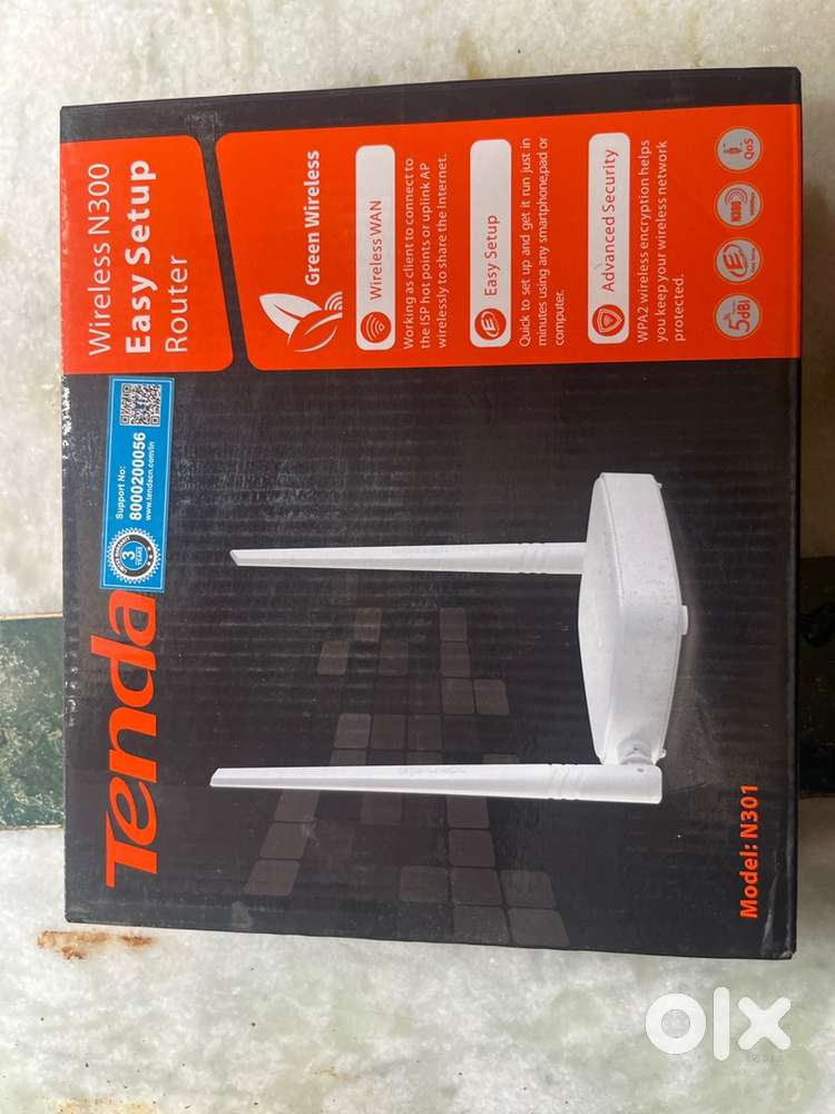 Brand New Tenda N301 Wireless N300 Easy Setup Router (Sealed Pack)