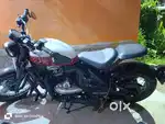 A well maintained Jawa 42 Bobber bike