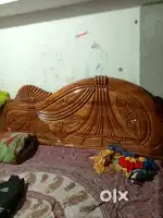 King size bed segun wood
