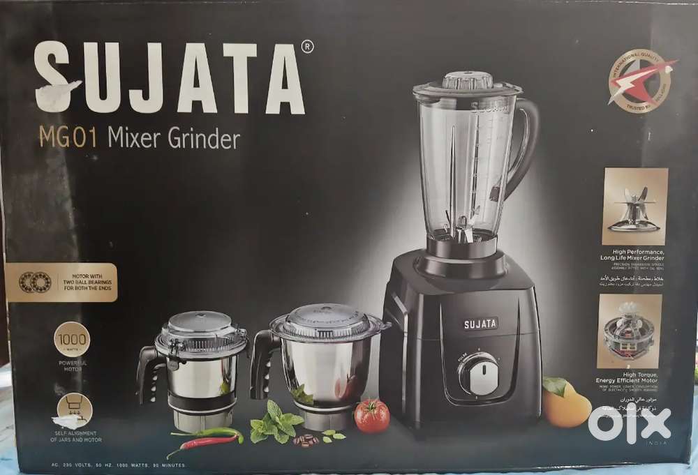 Sujata MG01 Mixer Grinder Brand New
