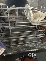 Kitchen trolley and celing fan