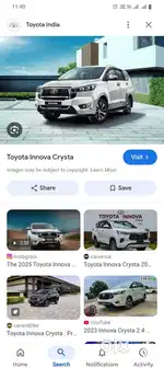 Car innovo crysta