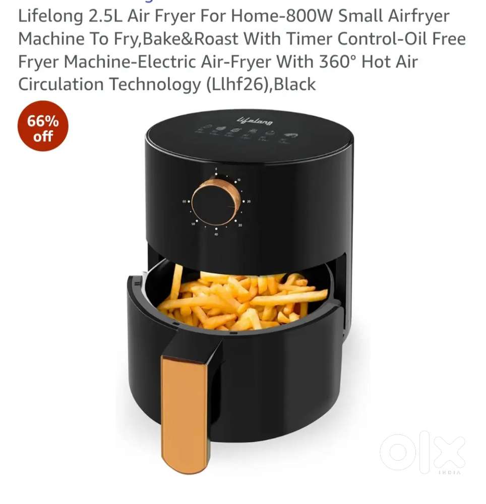 Air fryer 2.5 ltr ( Life Long)