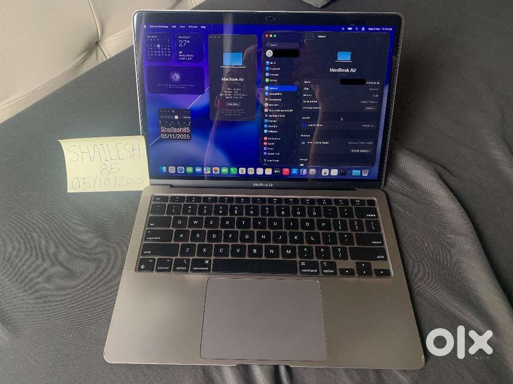 MacBook Air M1 Space Grey, 13 inch, 2020, 8 GB RAM, 256 GB SSD
