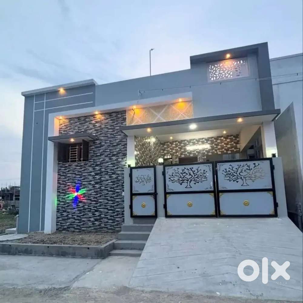 Individual plots and house for sale