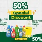 All types of cleaners available for hotel's, resturant,cafe