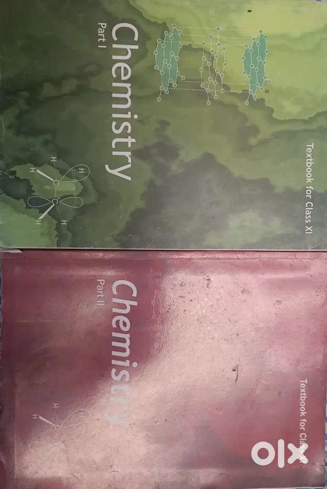 11th chemistry NCERT textbooks book part 1 and part 2