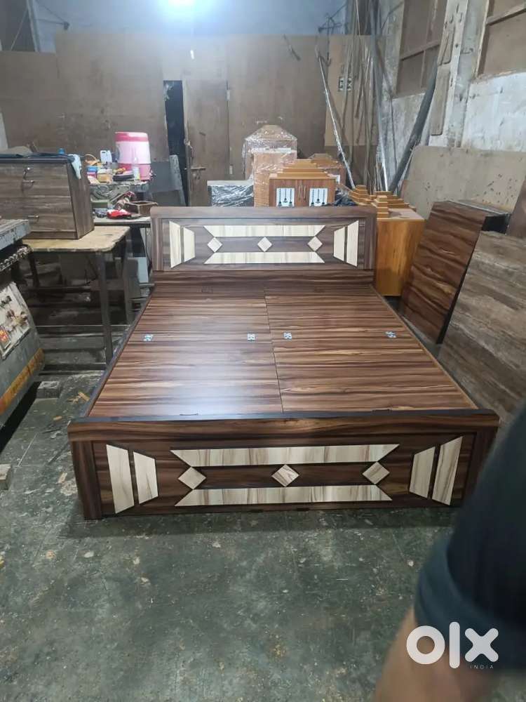 Brand new wooden double bed