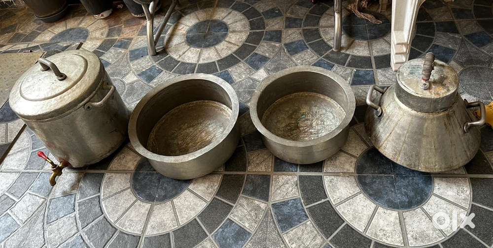 Pure Copper commercial kitchen vessels for tea making.