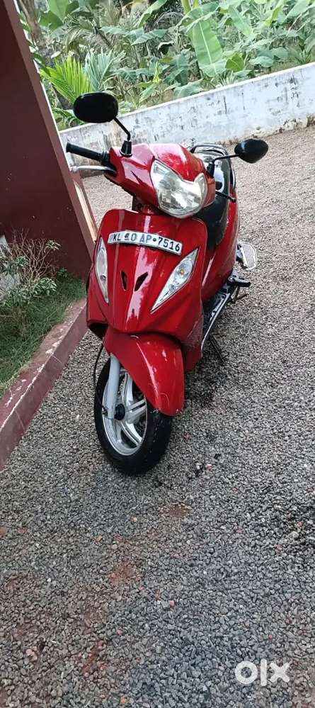 TVS WEGO SCOOTER RED with good condition and all cleared paper