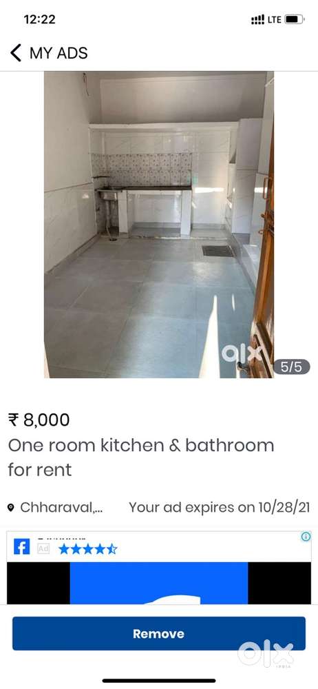 One room set for rent