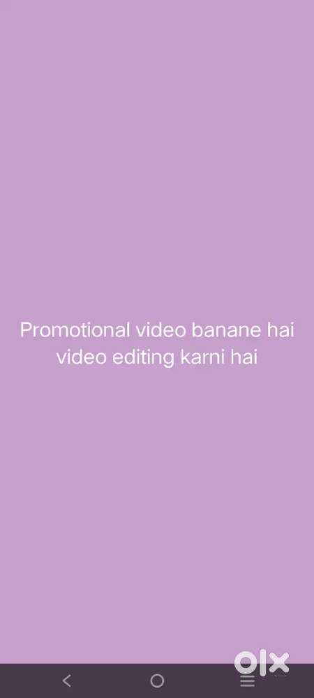 Video editing karni hai