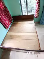 সেগুন কাঠের খাট (Queen Size)