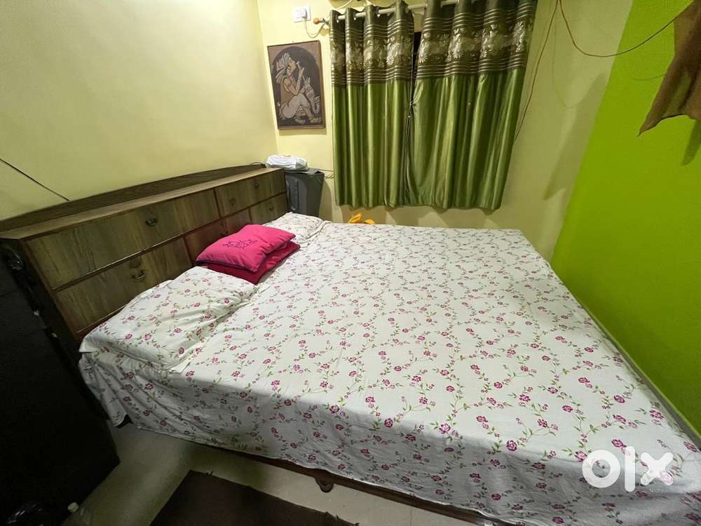King Size Bed with Cotton Mattresses