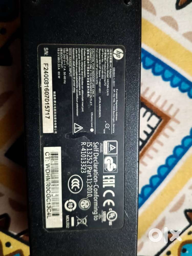 HP laptop original charger