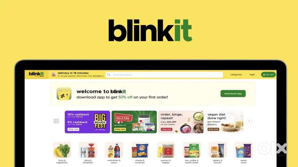 Ankleshwar blinkit delivery boy