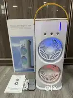 Dual Spray Fan  Strong Air + Mist  Best for Hot Days