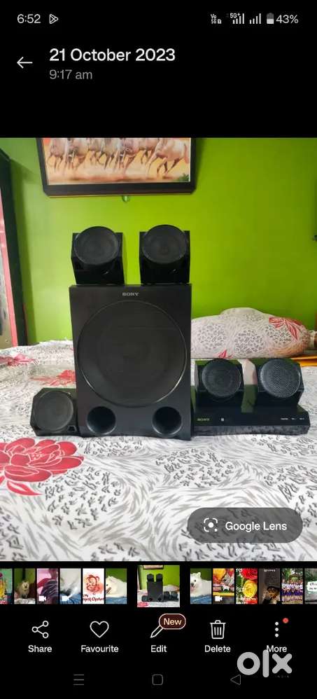Sony home theatre model number IV300