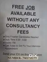 Need a tele caller