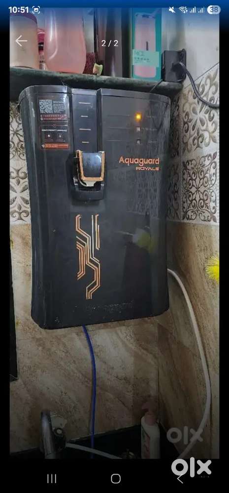 Aquaguard Royale RO+UV+MTDS+SS RO Water Filter 1 year old