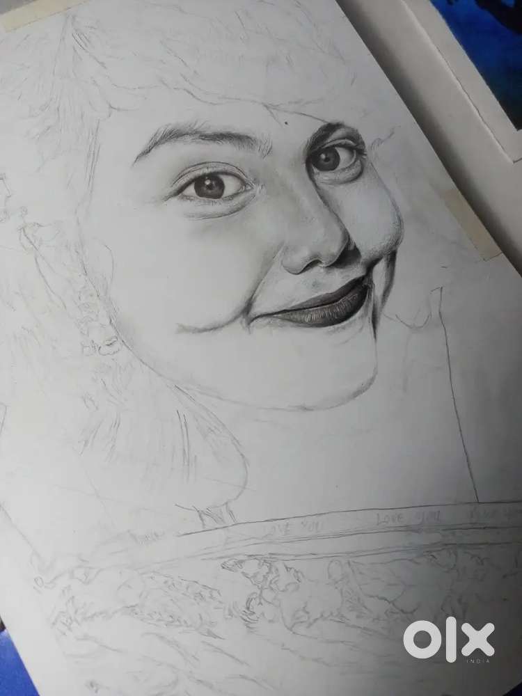 Custom Portrait Sketch  Starts ₹700  Handmade Drawing